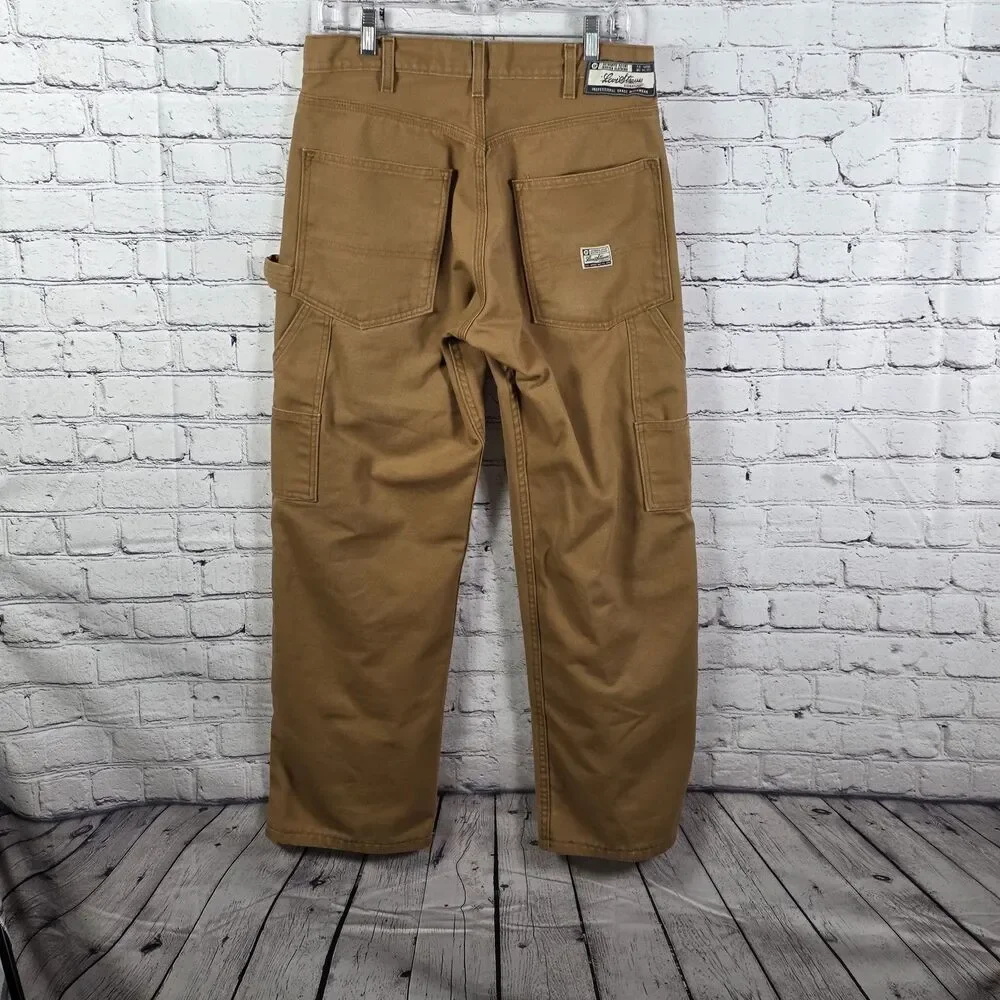 Levi Strauss Workwear Fit Carpenter Pants 42x32 Duck Heavy Canvas Straight NWOT